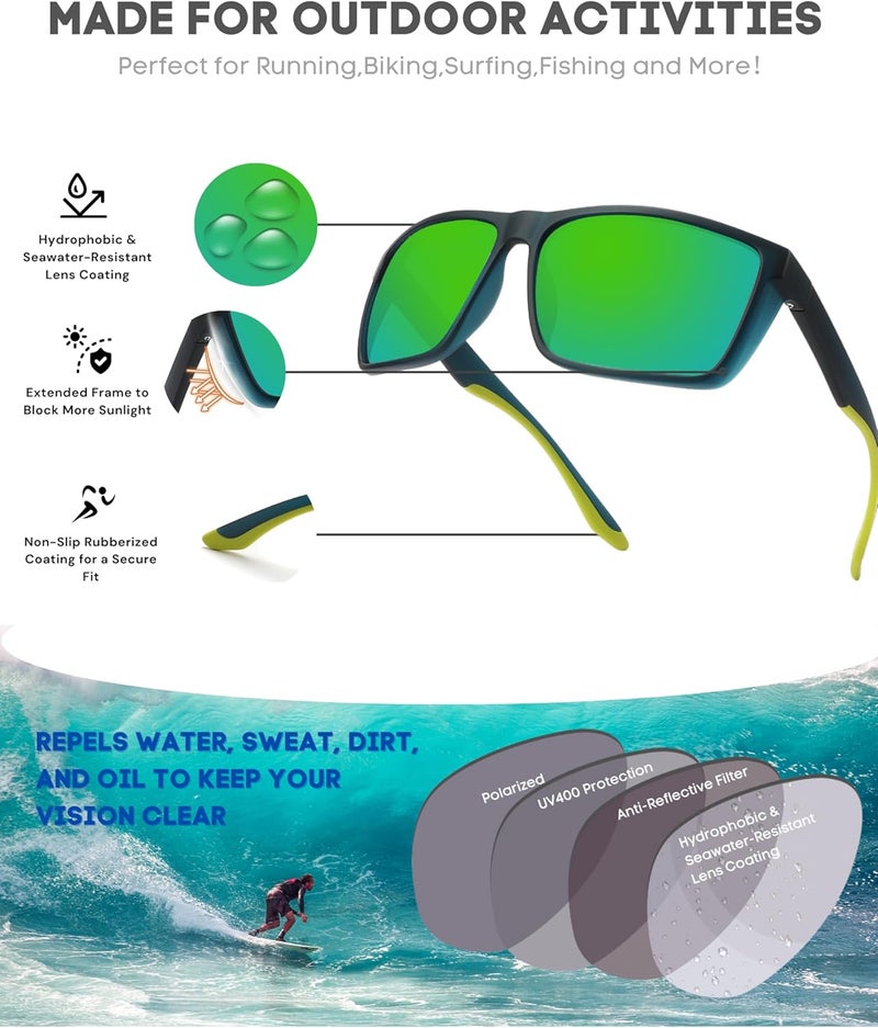 PRIVEL XXL Size Extra Large 159MM Sport Polarized Sunglasses for Big Wide Heads Men TR90 Outdoor Cycling Running Fishing - Image 3